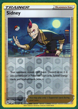 Sidney (Reverse Holo) - SWSH08: Fusion Strike #241/264 - Pokemon TCG Card - Image 2