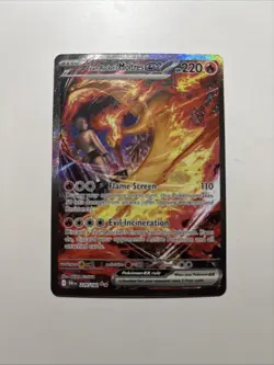 Pokemon TCG Team Rockets Moltres EX Destined Rivals Card 229/182 - Image 1