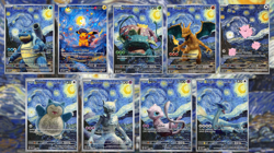 PIKACHU IN STARRY NIGHT FULL ART SET🔥(9) | CUSTOM FAN ART | BEST BINDER CARDS! - Image 2