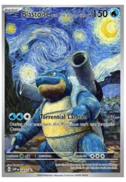 PIKACHU IN STARRY NIGHT FULL ART SET🔥(9) | CUSTOM FAN ART | BEST BINDER CARDS! - Image 5