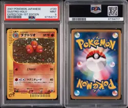 PSA 9 Dugtrio Holo 120/128 Japanese Expedition 1st Edition 2001 Pokemon Card - Image 2