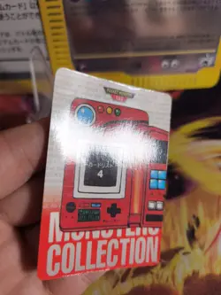 Pokemon Karte Card Monsters Collection 1996 Carddass japanese Pokedex #4 Red LP - Image 5