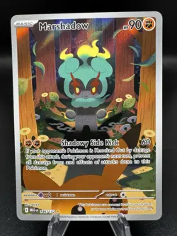 Pokemon TCG Marshadow 146/132 Mega Evolution Illustration Rare NM - Image 1
