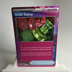 🔥 Pokemon TCG SV06: Twilight Masquerade #165/167 Unfair Stamp 🔥 - Image 1