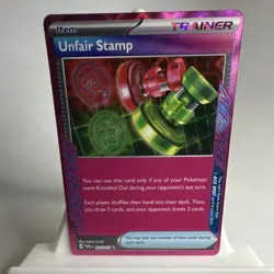 🔥 Pokemon TCG SV06: Twilight Masquerade #165/167 Unfair Stamp 🔥 - Image 2