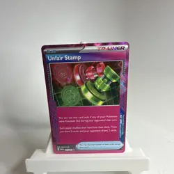 🔥 Pokemon TCG SV06: Twilight Masquerade #165/167 Unfair Stamp 🔥 - Image 3