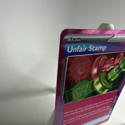 🔥 Pokemon TCG SV06: Twilight Masquerade #165/167 Unfair Stamp 🔥 - Image 4