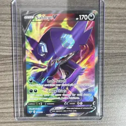 Sableye V 194/202 Swsh01: Sword & Shield Full Art Holo Ultra Rare ENG 2020 - Image 1