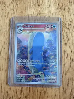 Pokemon TCG Wailord 162/159 Journey Together Illustration Rare Full Art Holo 24… - Image 3