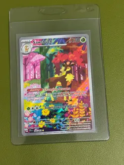 Sawsbuck Illustration Rare 166/162 Temporal Forces Pokemon English - Image 1