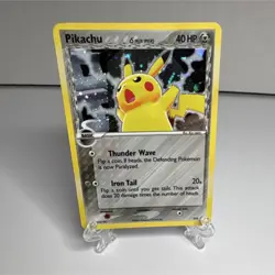 Creased Pokemon TCG Pikachu 035 Delta Species Holo Rare Basic English 2006 - Image 1