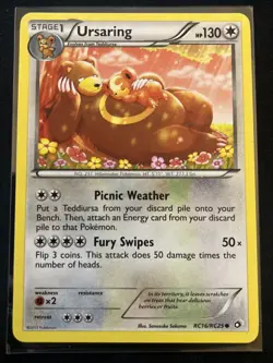 Ursaring RC16/RC25 Radiant Collection Pokemon Card Common Legendary Treasures - Image 2
