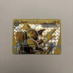 Pokemon TCG Raichu Break 50/162 Holo Card Breakthrough Series 2015 - Image 1