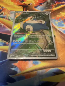Pokemon TCG Snorlax 051 Scarlet & Violet 151 Holo Promo Card *Sealed* - Image 1