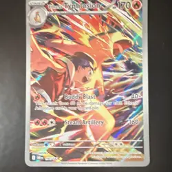 Pokemon Ethan's Typhlosion 190/182 Illustration Rare Full Art Holo - Image 2