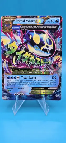 Pokemon TCG Primal Kyogre EX 96/160 XY Primal Clash Full Art Holo 240HP B1 - Image 1
