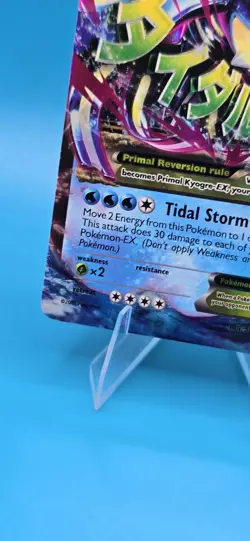 Pokemon TCG Primal Kyogre EX 96/160 XY Primal Clash Full Art Holo 240HP B1 - Image 5