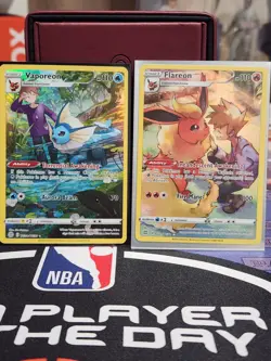 Flareon and Vaporeon Trainer Full Art Pokemon TCG - Image 2