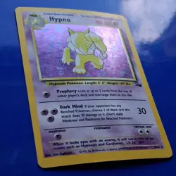 Pokemon TCG Card - Hypno Fossil 8/62 Holo Unlimited Holo Rare - Image 3