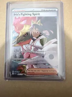Iris's Fighting Spirit 292/217 Pokemon Trainer Ascended Heroes SIR NM - Image 1