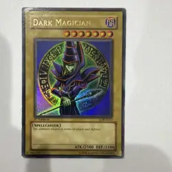 Yugioh Dark Magician Lob-e003 1st Ed Baby Foil Shift Mp - Image 1
