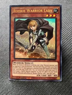 x3 Rookie Warrior Lady GFP2-EN043 Ultra Rare YuGiOh - Image 1