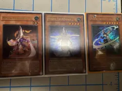 Yu-Gi-Oh Mystic Swordsman LV2 Ultimate Rare And Mystic Swordsman LV4 LV6 Ultra - Image 1