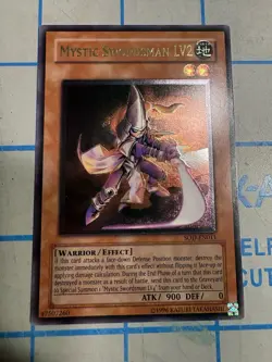 Yu-Gi-Oh Mystic Swordsman LV2 Ultimate Rare And Mystic Swordsman LV4 LV6 Ultra - Image 2
