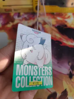 Pokemon Karte Card Clefairy Piepi Monsters Collection Carddass 1996 japanese VG - Image 2