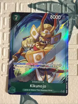 One Piece: Kikunojo EB04-012 (Alternate Art) SR - The Azure Sea's Seven - Image 1
