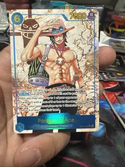 One Piece TCG Portgas D. Ace OP13‑119 Alt Art SEC Carrying on His Will - Image 1