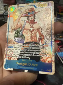 One Piece TCG Portgas D. Ace OP13‑119 Alt Art SEC Carrying on His Will - Image 3