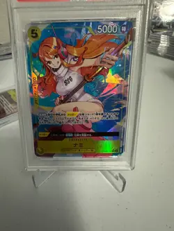 2024 one Piece JPN Nami OP08 - Alternate Art PSA 10 - Image 3