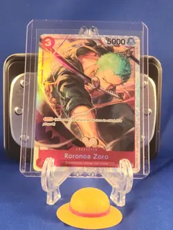 Roronoa Zoro - OP01-025 - Super Rare - ST10 Alt Art - English - NM - OP CCG - Image 1
