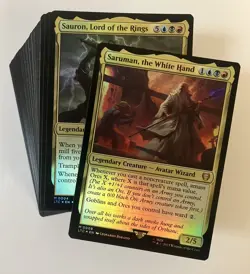 MTG Magic The Gathering Saruman & Sauron Budget 100 Card Commander Deck - Image 1