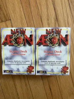 Mythos CCG (Chaosium) New Aeon 60 Cards starter deck limited edition 2 boxes - Image 1