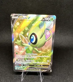 Pokemon Celebi V Ultra Rare Full Art 160/198 Chilling Reign Holo Card English - Image 1