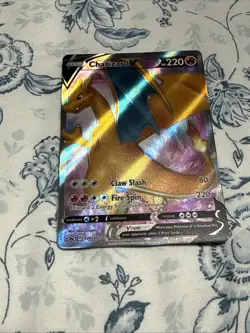 Charizard V SWSH050 Ultra Rare Full Art Pokemon Champions Path Promo Card Sealed - Image 2