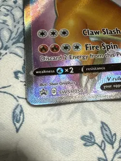 Charizard V SWSH050 Ultra Rare Full Art Pokemon Champions Path Promo Card Sealed - Image 4