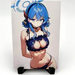 Blue Archive Amau Ako Sexy Anime Waifu Girl Doujin Lewd Goddess Story Art Card - Image 1