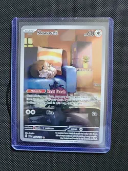 Pokemon TCG Skwovet Card 222/198 SV Scarlet & Violet Base Set NM Illus Rare - Image 1
