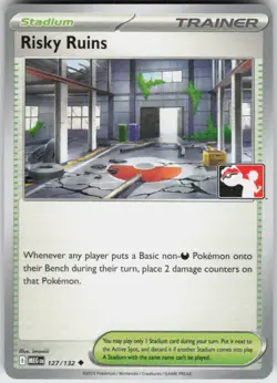 Risky Ruins 127/132 Uncommon Prize Pack Series Cards Pokemon Near Mint - Image 1