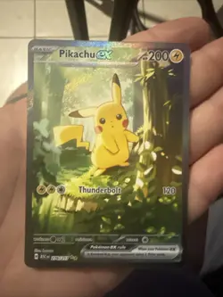 Pokemon Pikachu ex Full Art Special Illustration Rare 276/217 SV02 200 HP Card - Image 1