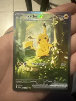 Pokemon Pikachu ex Full Art Special Illustration Rare 276/217 SV02 200 HP Card - Image 2