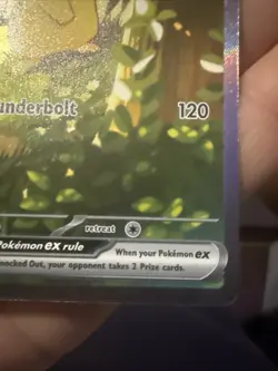 Pokemon Pikachu ex Full Art Special Illustration Rare 276/217 SV02 200 HP Card - Image 5