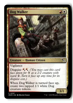 Dog Walker 197 Common Murders at Karlov Manor Magic: The Gathering Near Mint - Image 1