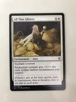 All That Glitters MTG Magic the Gathering Card NM Near Mint Throne Eldraine ELD - Image 1