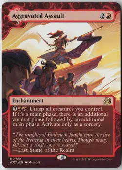 Aggravated Assault R Wilds of Eldraine: Enchanting Tales 39 NM - Image 1