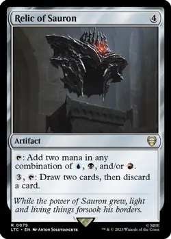 Relic of Sauron - Commander: Lord of The Ring - LTC 79 - EN NM - MTG Magic - Image 1