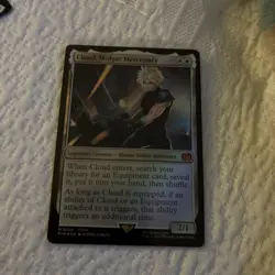 Cloud, Midgar Mercenary Foil M 0010 NM Magic The Gathering Final FantasyVII TCG - Image 1
